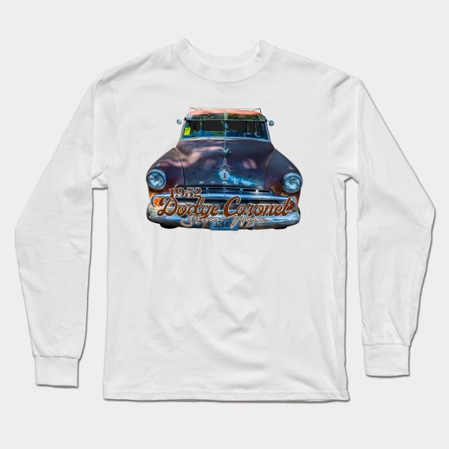 1952 Dodge Coronet Sierra Wagon Long Sleeve T-Shirt by Gestalt Imagery